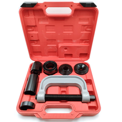 CAEISRKO Heavy Duty Ball Joint Press & U Joint Removal Tool Kit, 4 in1 Ball Joint Service Auto Tool Kit with 4-Wheel Drive Adapters and Removal Tool Kit