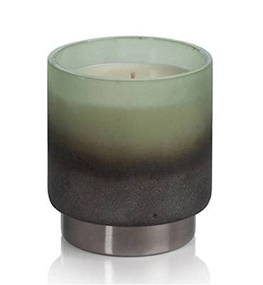 Gardenia Zodax Cortina Green 11 oz Scented Jar Candle