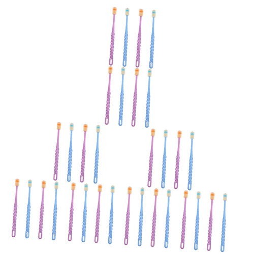 KALLORY 32 Pcs Baby Toothbrush Baby Gum Cleaner Kids Tooth Brush Girls Toothbrush Babies Toothbrush Gum Care Toothbrush Infant Gum Brush Baby Tooth Cleaning Tool Oral Care Tooth Brush Soft