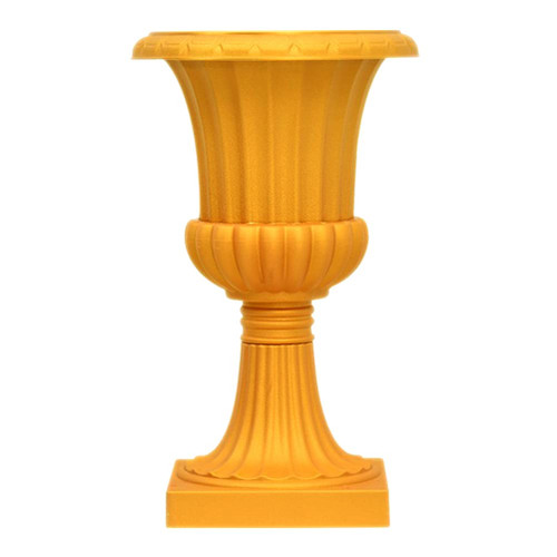 Roman urn Flower pots Outdoor Column Flower Pot Retro Grecian Urn Planter Tall Plastic Planter for Home Garden Weeding Classic Traditional Flower urn Planter Indoor Planter Front Porch planters
