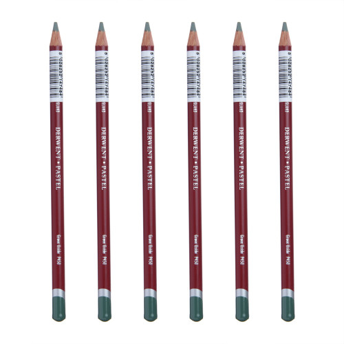 Derwent 2300274 Colored Pencils, Pastel Pencils, Green Oxide, P450, Case of 6