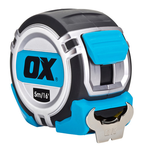 OX Tools P028905 Pro Metric Only-5m Tape Measure, 5m