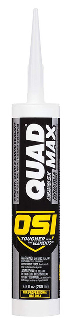OSI Sealants 1868684 9.5 oz Quad Max Window, Door and Siding Sealant, White