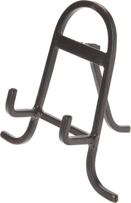 Bard's Small Black Wrought Iron Easel, 6.25" H x 6" W x 3.25" D, Pack of 4