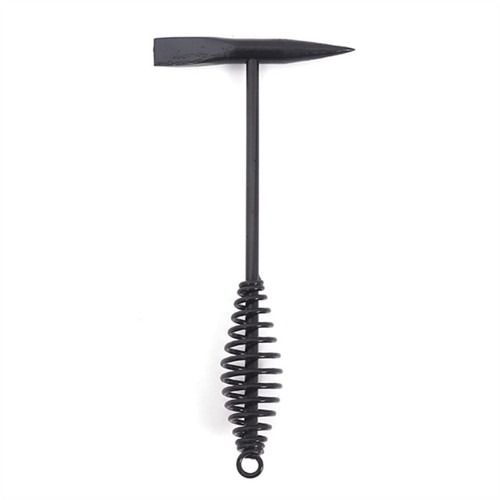 Hammers tools,Heavy Duty Spring Handle Welders Hand Tool Chipping Hammer Welding Cleaning Tool Welder Security Safty Hands Tools (Color : Small) (Color : Black)