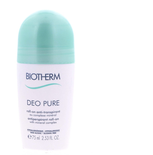 Deo Pure Antiperspirant Roll-on By Biotherm For Unisex - 2.53 Oz Antiperspirant