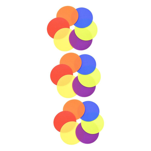 VILLCASE 144 Pcs Floor Spot Sticker Spot Marker Stickers Carpet Markers Preschool Spot Classroom Rug Circles Carpet for Kids Floor Spot Markers Sitting Kids Stickers Child The Circle