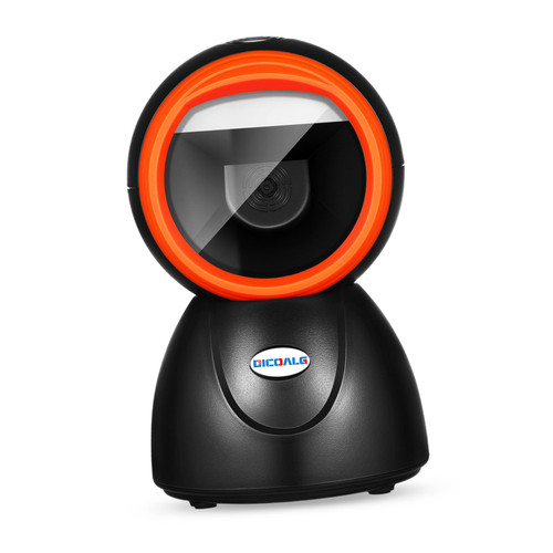 HEMOTON Wire Barcode Scanner Desktop Scanners Code Scanner for Supermarket Qr Barcode Reader Wired Code Scanner