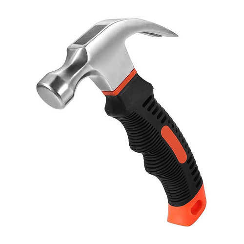 TEEMAD Hammers Mini Claw Hammer Handle Hammer Small Portable Household Tool. (Color : Orange)