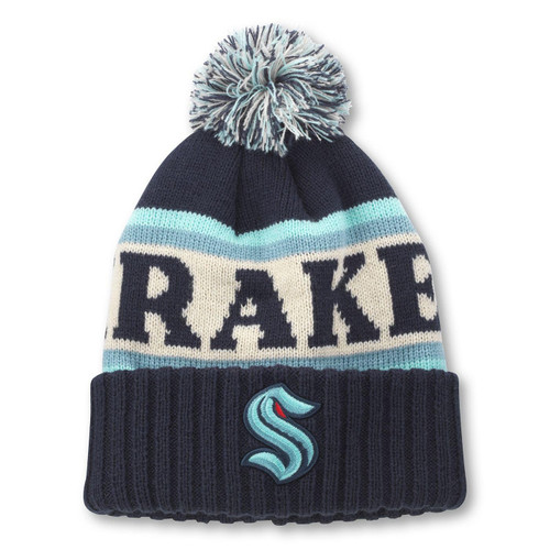 AMERICAN NEEDLE Seattle Kraken NHL Pillow Line Knit Beanie Cap (23012A-SEK-NISLB) AMERICAN NEEDLE Seattle Kraken NHL Pillow Line Knit Beanie Cap (23012A-SEK-NISLB)