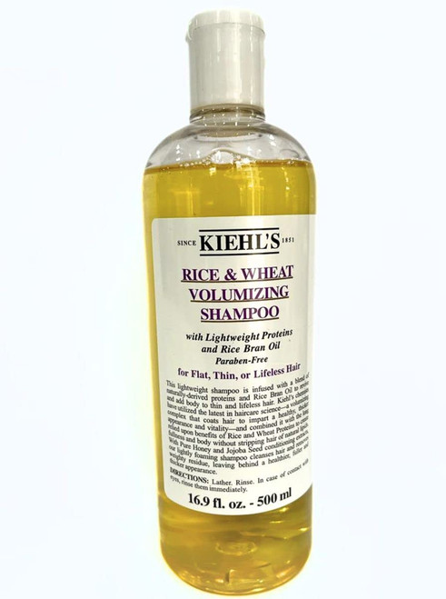 Kiehl's Rice and Wheat Volumizing Shampoo, 16.9 Ounce