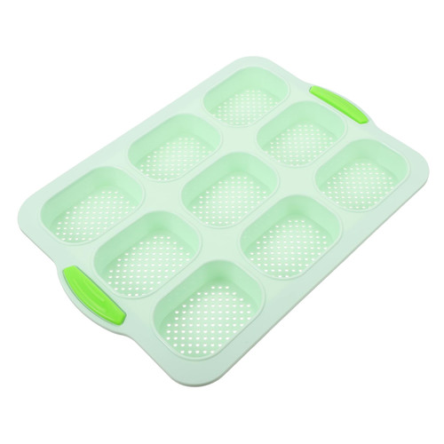 PRETYZOOM 3pcs 9 Cake Mold Silicone Cake Chocolate Candy Molds Silicone Loaf Pans for Baking Bread Silicone Bread Pans Bakery Trays Baking Pans Mould Oven Donut Breathable Pudding Silica Gel