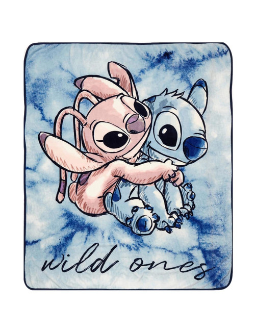 Hot Topic Disney Lilo & Stitch Duo Wild Ones Throw Blanket Hot Topic Disney Lilo & Stitch Duo Wild Ones Throw Blanket