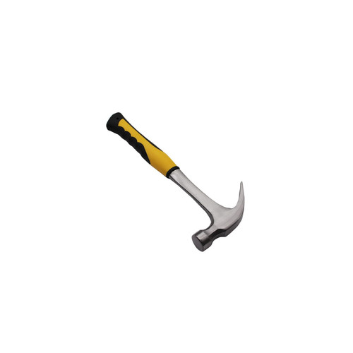 TERCAN Hammer Heavy Duty Round Head Rubber Handle Claw Hammer For Woodworking And Electronic