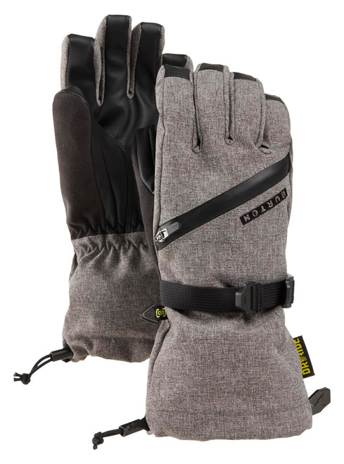 Burton Kids' Vent Snowboard & Ski Waterproof Gloves (Gray Heather, Large)