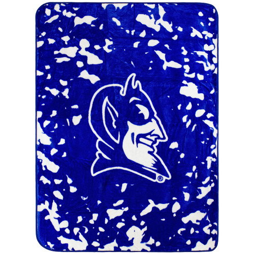 College Covers Everything Comfy Duke Blue Devils Soft and Warm Huge Raschel Throw Blanket, 86" x 63"