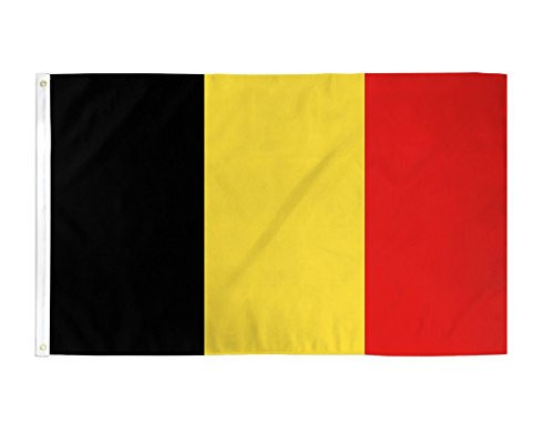 TrendyLuz Flags Belgium Belgian National Banner Flag 3x5 Feet