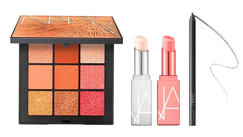 NARS Orgasm X Afterglow Lip Balm + Via Veneto Eyeliner + Summer Solstice Eyeshadow Palette 9 Shades Limited Edition NARS Orgasm X Afterglow Lip Balm + Via Veneto Eyeliner + Summer Solstice Eyeshadow Palette 9 Shades Limited Edition
