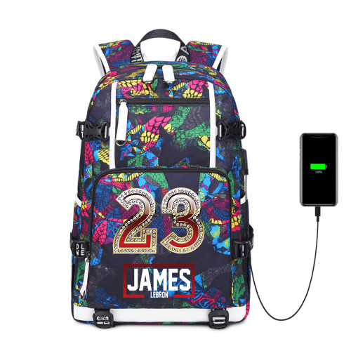 Ansigeren JMS 23 Basketball Player Classic Backpacks Sports Fan Bookbag Travel Student Backpack For Men Women (JA 2) (Z1)