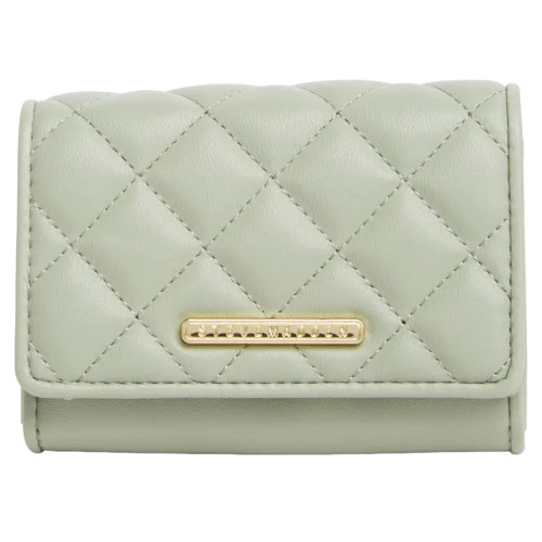 Steve Madden BBrett Compact Quilted Wallet (JADE)