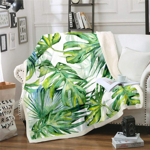 Erosebridal Tropical Sherpa Blanket,Tree Bed Blanket Throw Queen Size Green Plant Palm Leaves Sherpa Blanket Jungle Botanical Leaf Fuzzy Flannel Blanket for Kids Adult Room Decor Erosebridal Tropical Sherpa Blanket,Tree Bed Blanket Throw Queen Size Green Plant Palm Leaves Sherpa Blanket Jungle Botanical Leaf Fuzzy Flannel Blanket for Kids Adult Room Decor