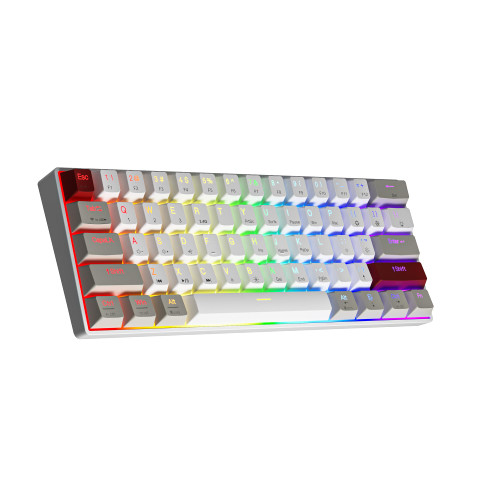 Newmen GM610 Pro Compact Mechanical Gaming Keyboard Bluetooth/Wireless 2.4G/Wired Backlit Hot Swappable Mechanical Keyboard Red Switch(Triple Mode)