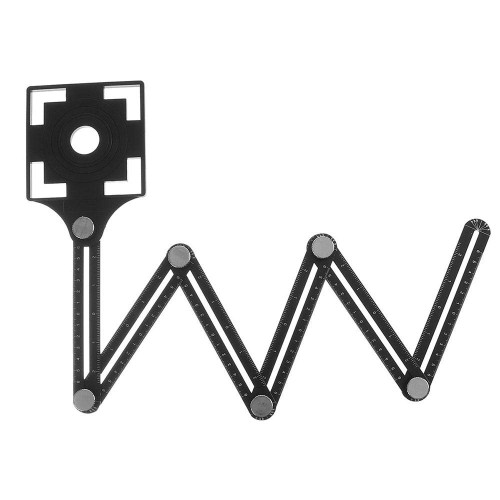 KDABJD Aluminium Alloy Ceramic Tile Hole Locator mud Shop Paste Floor Tile Multifunctional Drilling and Positioning Tool