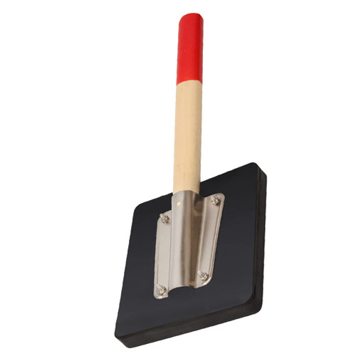 Rubber Mallet Hammer with Wood Handle Shockproof Anti- Slip Square Rubber Mallet for Home Decoration Installation Hand Tool