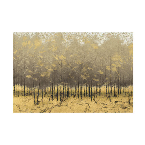 Trademark Fine Art 'Golden Trees III Taupe Crop' Canvas Art by James Wiens