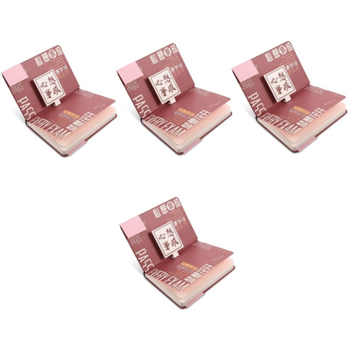 STOBOK 4pcs Notebook Note Pads Small Planner Notepad Students Note Pad Schedule Notepad Small Memo Pad Office Notepad Office Note Pad Office Planner Notepad Paper Cartoon Travel Character