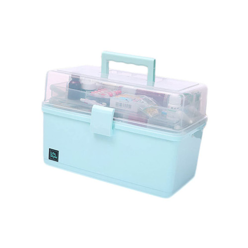 Hemoton Box first aid container emergency medicine case pill storage case medicine carrying case portable medicine kids first aid kit Organizer child