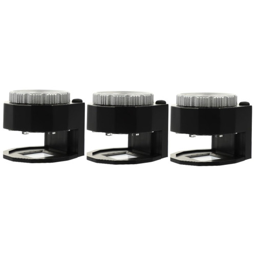 NUOBESTY 3 Sets Jewelry Magnifying Glass Loupes Jewelers Tools Jewelry Magnifier Folding Illuminated Jewelers Loupe Magnifier Magnifiers Lighted Magnifier Portable Magnifier Abs Currency