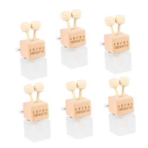 Mobestech 18 Pcs Air Outlet Perfume Bottle Auto Fragrance Ornament Air Freshener Car Cute Glass Perfume Bottle Vent Decoration Bottle Perfume Diffuser Glass Small Bottles Essential Oil Vial