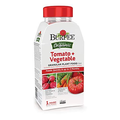 Burpee Organic Tomato and Vegetable Granular Plant Food, 1 lb, 1 lb