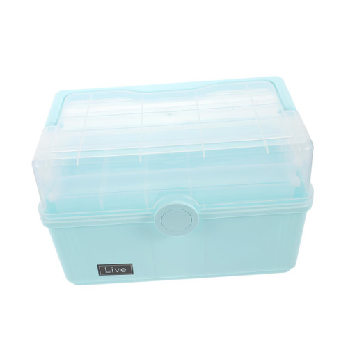 Healvian Multi-layer Storage Box Medicine Storage Bins First Aid Kit Container First Aid Container Organizer