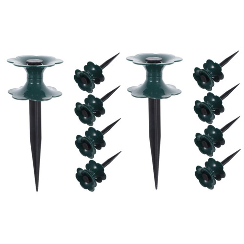 YARNOW 10 Pcs Hose Reel Pipe Brackets Garden Hose Holders Guiding Spikes for Hose Versatile Hose Stand Spikes for Hose Guide Water Hoses Guide Hose Guide Spikes Water Pipe Pp Pipeline