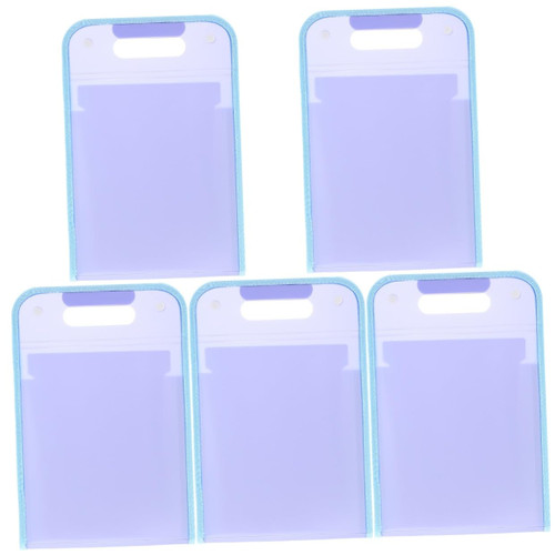 5pcs File Holder Expandable Folder Expandable File Folder Desktop Organizer Document Storage Folder Office Bills Organizer Expandable Accordion Folder Files Folder Document Folder STOBOK