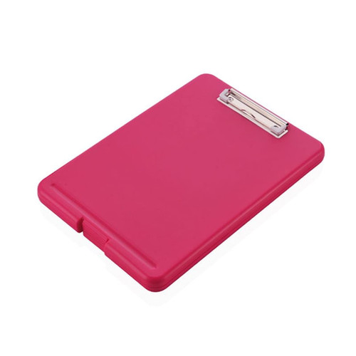 TOMYEUS File Folders Plastic Storage Clipboard File Box Case Document File Folder Clipboard Office Classification Folders Tabs Inserts (Color : Red)