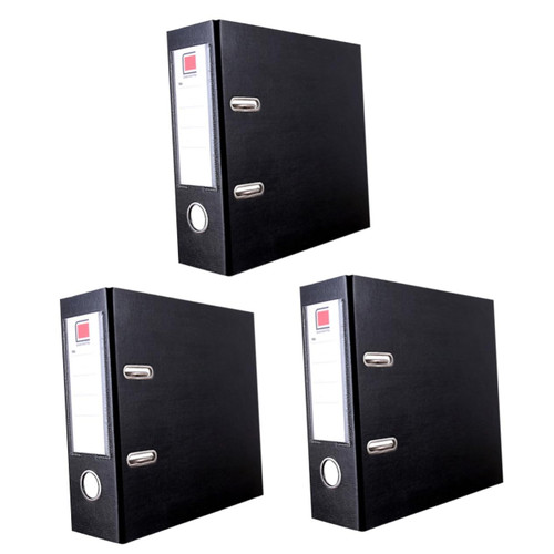 TEHAUX 3pcs Lever Certificate a4 folders Office Folder a5 Document Organizer Arched Loose Leaf Punch Clip Office folders File File Folder Binder Quick Labor Clip