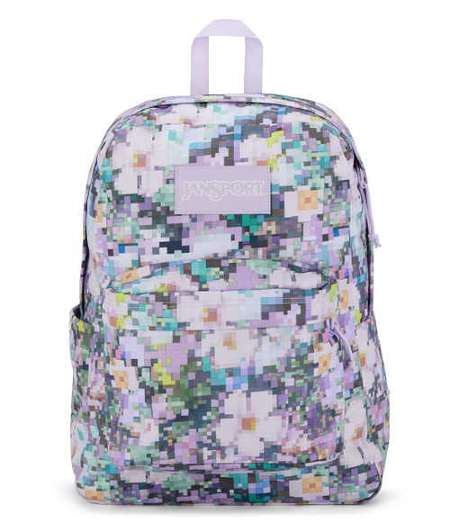 JanSport Unisex's Superbreak Plus Backpack, 8 Bit Floral, One Size