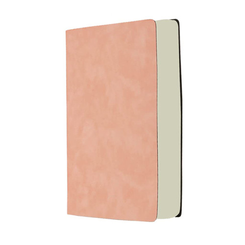 Journal Thickened Simple Horizontal Line A4 Notebook Retro Soft Leather Diary Very Suitable for School Office Home Use (Color : Pink)