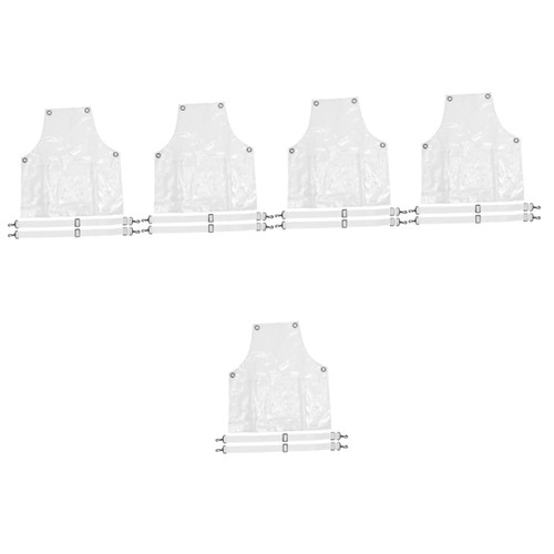Mikinona 2pcs barber apron hair stylist transparent apron hair dresser apron salon stylist aprons chef apron sarong for women hair stylist aprons for women white men and women tpu make up Mikinona 2pcs barber apron hair stylist transparent apron hair dresser apron salon stylist aprons chef apron sarong for women hair stylist aprons for women white men and women tpu make up