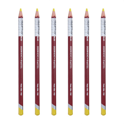 Derwent 2300232 Colored Pencils, Pastel Pencils, Process Yellow, Pack of 6 Derwent 2300232 Colored Pencils, Pastel Pencils, Process Yellow, Pack of 6