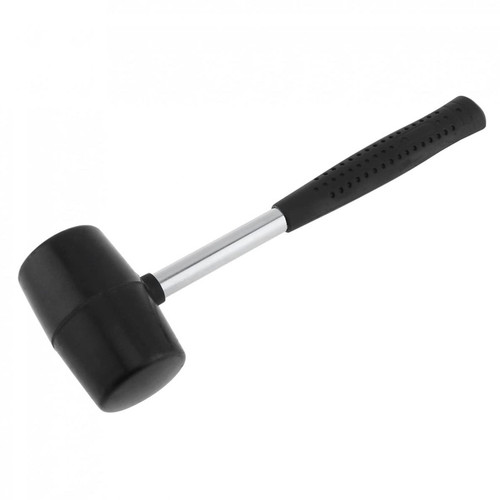 TEEMAD Hammers Steel handle black rubber hammer rubber hammer plastic hammer installation hammer tile floor hammer