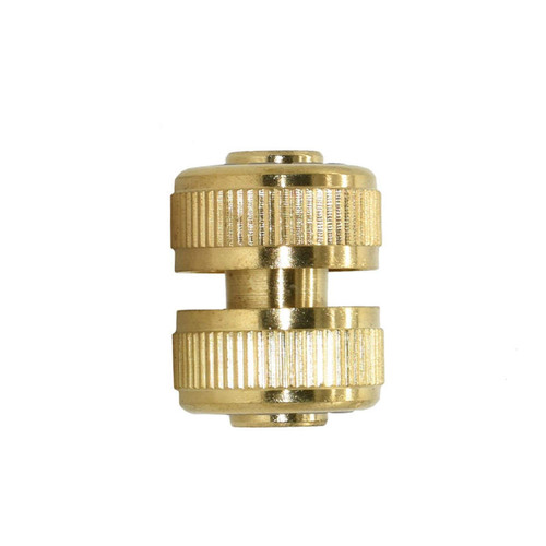 Nuojie Hose Connector Brass 16mm 20 Hose Garden Hose Repair Joint Quick Coupling 1/2" 3/4" Copper Irrigation Water Hose 6pcs (Color : 1I2)