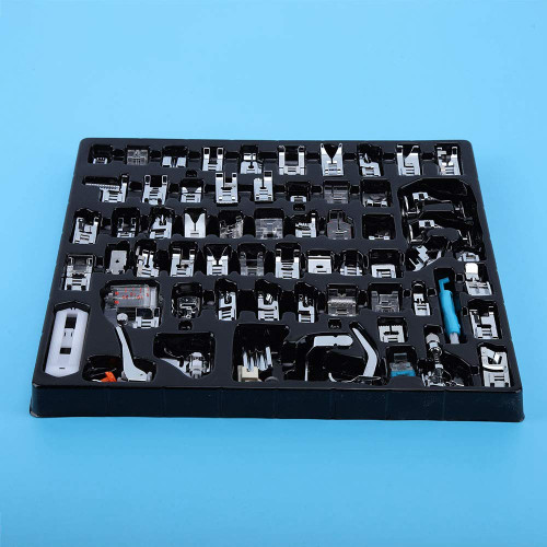 Presser Feet, 62PCS Household Multifunctional Sewing Machine Parts Press Foot Sew Machine Accessories Kit Set for Singer, Brother and Other Househeld Sewing Machines
