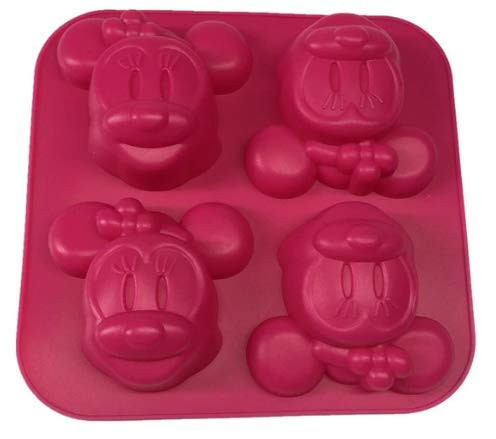 CharmTM Mouse 4 Cavity Silicone Mold Mini Cake Cupcake Chocolate Birthday Party Essentials