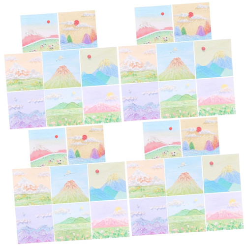 MAGICLULU 32 Pcs Note Paper Notepad Sticky Paper Daily Paper Writing Pads Memo Reminder Pad Decorative Message Stickers Paper Page Tabs Students Sticky Tabs Office Christmas