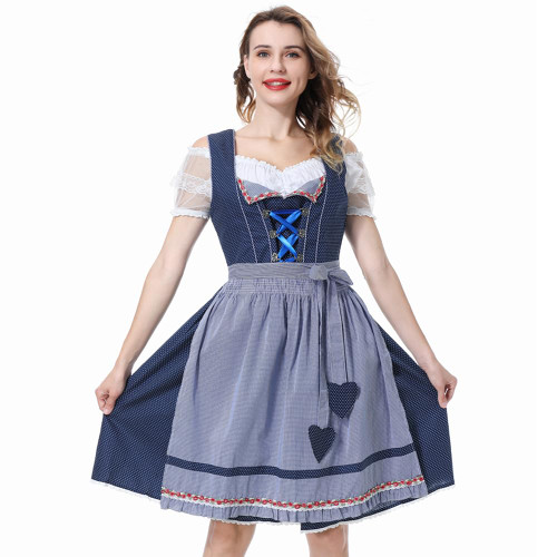 VISVIC Women's German Dirndl Dress Oktoberfest Costume for Bavarian Oktoberfest Traditional Halloween Carnival VISVIC Women's German Dirndl Dress Oktoberfest Costume for Bavarian Oktoberfest Traditional Halloween Carnival