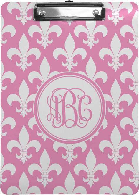 Personalized Fleur De Lis Clipboard (Letter Size)